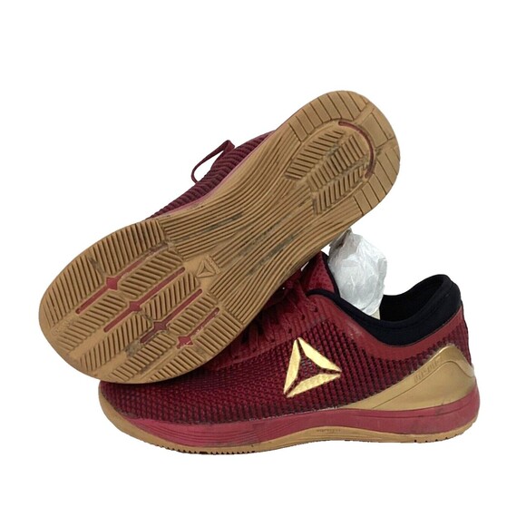 Reebok Crossfit Nano 8.0-Women's 6.5-Flexweave Burgundy/Gold-Gym/Workout- DV5750 - Picture 1 of 12